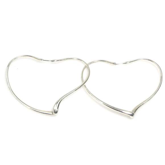 TIFFANY Authentic Silver Heart Earrings